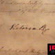 Victoria’s first signature as Queen. Photo: Getty.